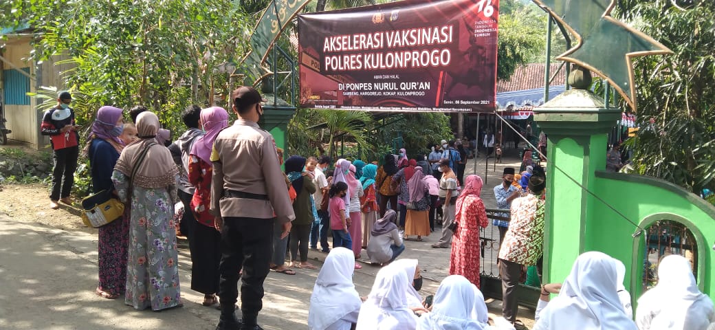 Kegiatan Vaksinasi di Pondok Pesantren Nurul-Qur'an